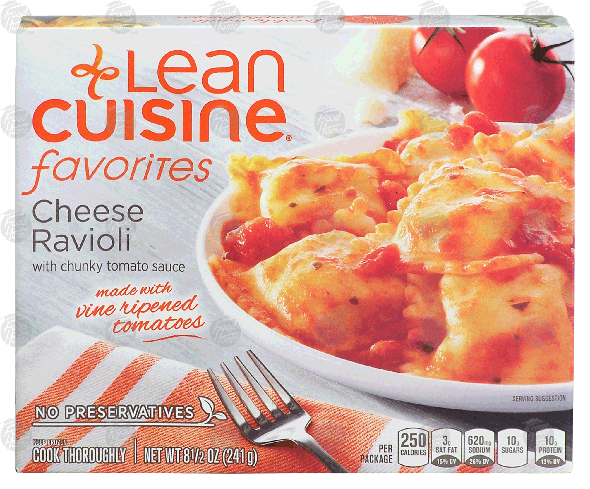 Stouffer's Lean Cuisine favorites; cheese ravioli with chunky tomato sauce Full-Size Picture